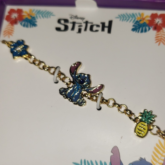 DISNEY STITCH NECKLACE & BRACELET BUNDLE NIB - Picture 4 of 6